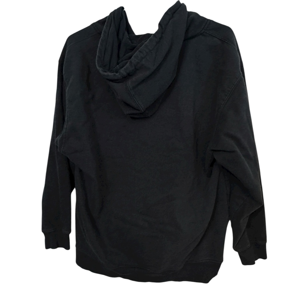 Worn Aged Spellout New York Full Zip Women’s L Black Hoodie - Picture 3 of 6